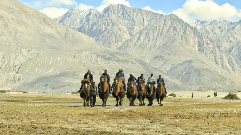 Ladakh Himalayan adventure destination with high altitude mountains and scenic landscapes