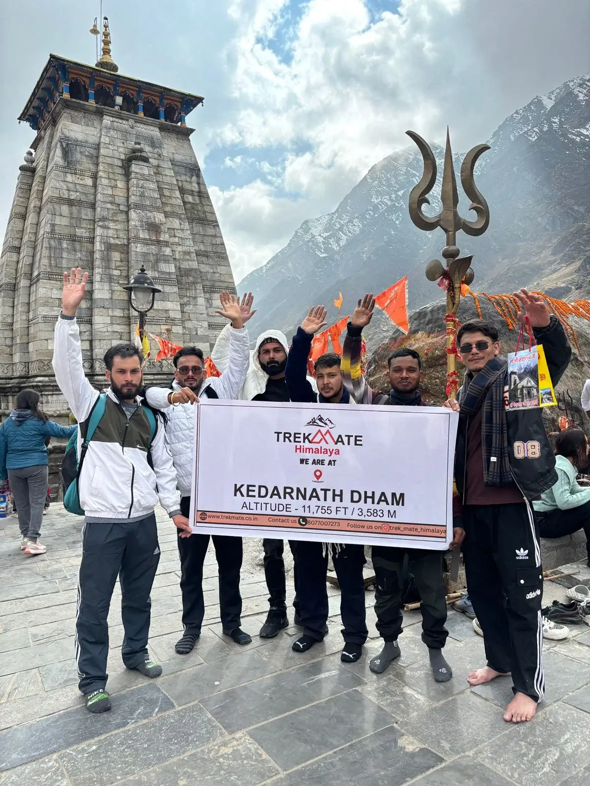 Kedarnath temple spiritual trekking experience